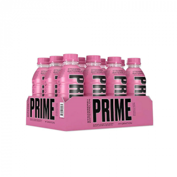 Prime Strawberry & Watermelon Hydration Drink 500ml (x12 Bottles)