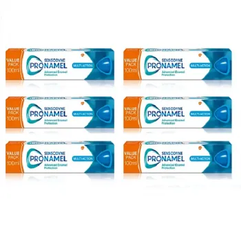 Sensodyne Pronamel Toothpaste Multi-Action 100ml 6 x Boxes