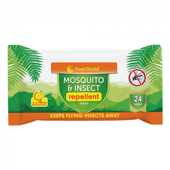 PestSheild Mosquito & Insect Repellent Wipes 25 Pack 