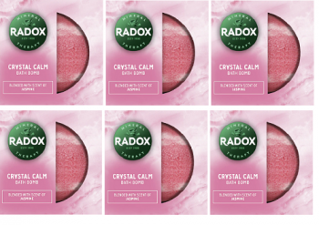 Radox Crystal Calm Bath Bomb With Jasmine Scent 6 x 200g