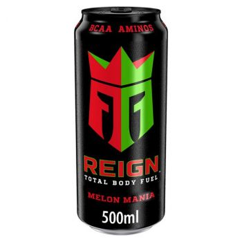 REIGN Total Body Fuel Melon Mania Energy Drink BCAA & Caffeine - 500ml
