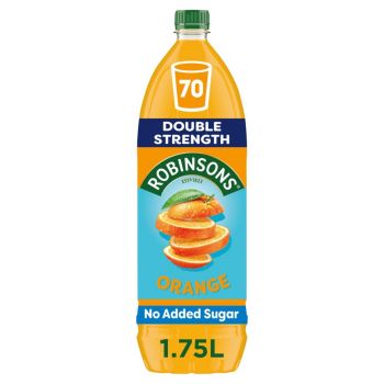 Robinson's Orange No Added Sugar Double Concentrate Squash - 1.75L
