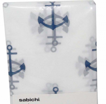Sabichi Shower Curtain 180 x 180cm - Anchor