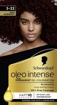 Schwarzkopf Oleo Intense 3-22 Deep Bordeaux Permanent Hair Dye