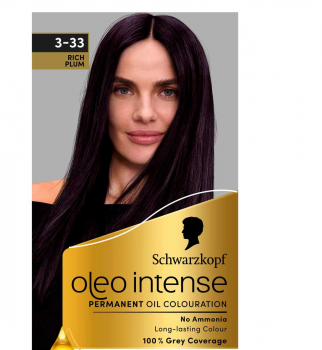Schwarzkopf Oleo Intense 3-33 Rich Plum Permanent Hair Dye