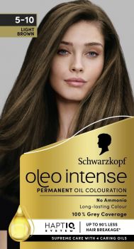 Schwarzkopf Oleo Intense 5-10 Light Brown Permanent Hair Dye