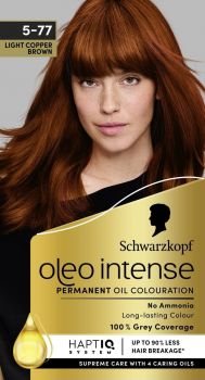 Schwarzkopf Oleo Intense 5-77 Light Copper Brown Permanent Hair Dye