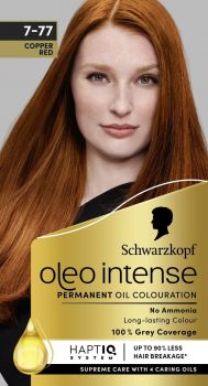 Schwarzkopf Oleo Intense 7-77 Copper Red Permanent Hair Dye