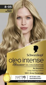 Schwarzkopf Oleo Intense 8-05 Beige Blonde Permanent Hair Dye