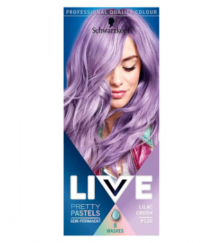 Schwarzkopf Live Pretty Pastels Semi-Permanent Hair Dye - Lilac Crush P120