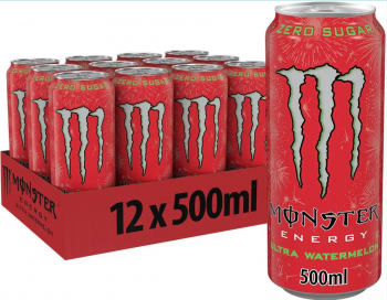 Monster Energy - Ultra Watermelon - 500ml (12 Pack) 