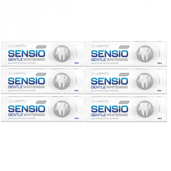 Truesmile Sensio Gentle Whitening Toothpaste 6 x 75ml