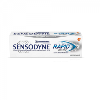 Sensodyne Rapid Relief Sensitive Whitening Toothpaste 75ml