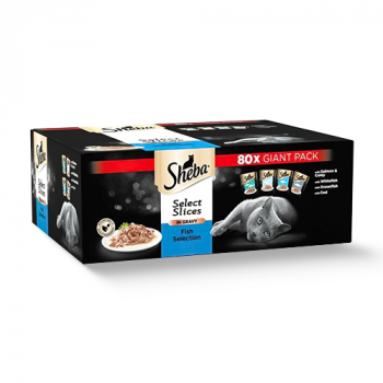 Sheba Select Slices Fish Selection in Jelly 80x 85g