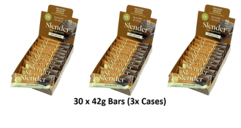 Protein World Slender Bar With Choc Chip Flavour 30 x 42g Bars