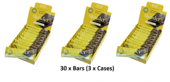 Protein World Slender Bar Peanut Butter Flavour 3 x (10 x 42g Bars)