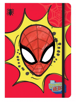 A5 Spiderman Notebook Marvel Hardback Cover