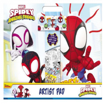 Marvel Spidey Artist Pad Colour in Posters, Stickers & Crayons 3+