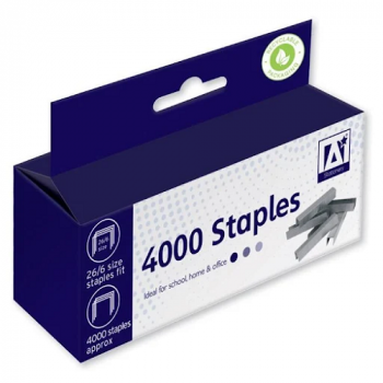 Anker Stationery 4000 Staples - Size 26/6