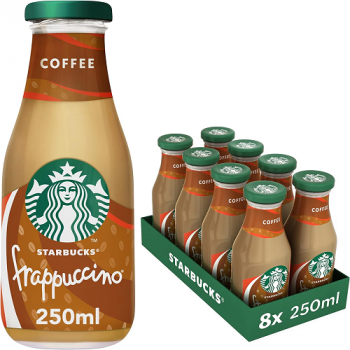 Starbucks Frappuccino Sweet Creamy Coffee Bottled Drink (8 x 250ml)