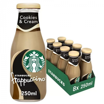 Starbucks Frappuccino Cookies & Cream Bottled Drink (8x 250ml)