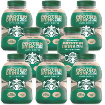 Starbucks Caffe Latte Flavour Protein Drink (8 x 330ml)