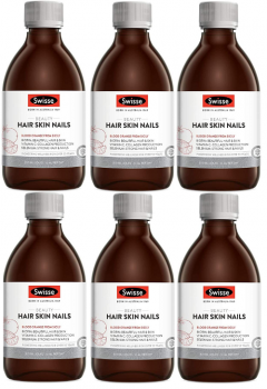 Swisse Beauty Hair, Skin & Nails Liquid Supplement 6x 300ml