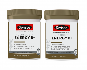 Swisse Ulti Boost Energy B+ 40 Tablets (x2)