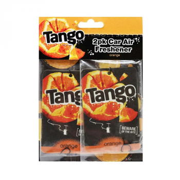 Tango Car Air Freshener Orange 2pk