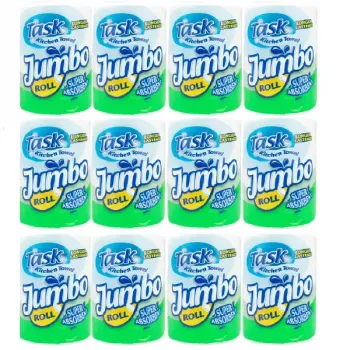 Task Kitchen Towel Jumbo Roll 12 Pack