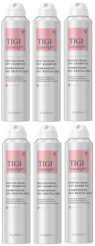 TIGI Copyright Revitalising Dry Shampoo Spray Style 0 (6 x 250mls)