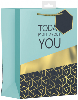Gift Maker Large Gift Bag - All About You Text