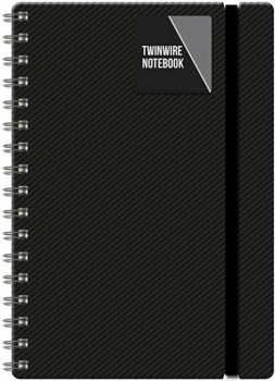 Design Group A5 Twinwire Notebook Lined Paper - Black