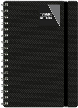 Design Group A4 Twinwire Notebook Lined Paper - Black