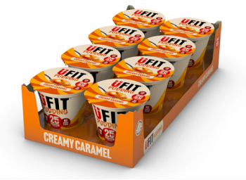 UFit Protein Pudding - Low Fat - Creamy Caramel - 8 x 250g
