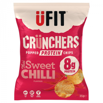 UFit Crunchers Popped Protein Crisps - Thai Sweet Chilli - 35g