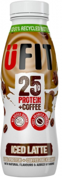 UFit 25g High Protein Shake Drink - Iced Latte - 330ml
