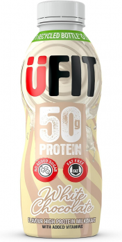 UFit 50g High Protein Shake Drink - White Chocolate - 500ml