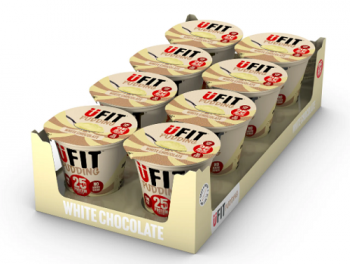 UFit Protein Pudding - Low Fat - White Chocolate - 8 x 250g