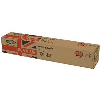 Prowrap UK Value Catering Grade Tin Foil 450mm x 12m Approx