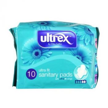Ultrex - Ultra Fit Sanitary Pads - 10 Pads