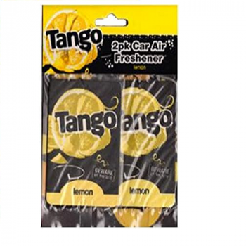 Tango Car Air Freshener Lemon 2pk