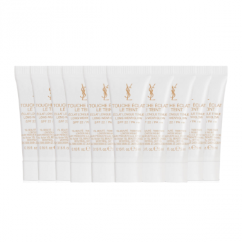 YSL Touche Eclat Le Tient Long-Wear Glow Foundation - B 65 10 x 5ml Tubes