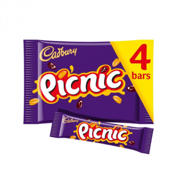 Cadbury Picnic Chocolate Bar 4 Pack