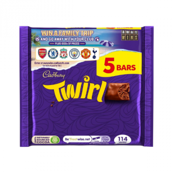 Cadbury Twirl Chocolate Bars Multipack 5 Bars