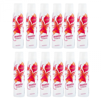Insette Ladies Bodyspray Passion - Vanilla & Musky 12 x 150ml