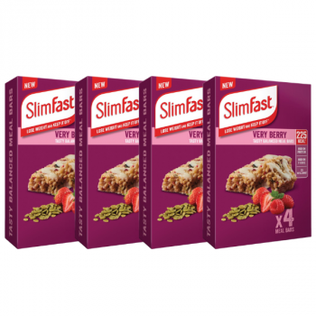 SlimFast Very Berry Meal Bars 16 x 60g