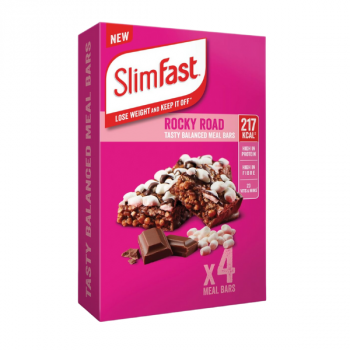 SlimFast Rocky Road Meal Bars 4 x 60g