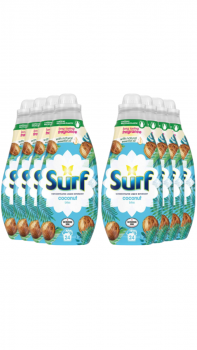 Surf Coconut Bliss Liquid Laundry Detergent 24 Washes 8 x 648ml