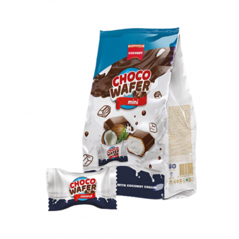 Choco Wafer Mini Coconut Cream Biscuits 120g